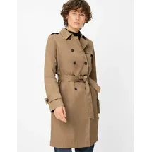 Fuchs Schmitt Mantel mit Schurwoll-Anteil, camel Melange, 38
