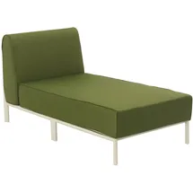 Oviala Chaiselongue Gartenmöbel khakigrün