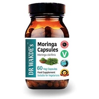 DR WAKDE'S Moringa Kapseln (Moringa oleifera, 60 Veg Caps, Ayurveda-Ergänzung, Vegan, Kräuter, Natürlich)