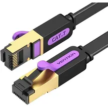 Vention Flat Cat.7 Patch Cable 15m Black