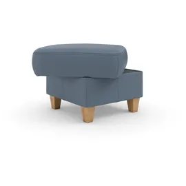 Home Affaire Polsterhocker Palmera 58 x 48 x 58 cm Blau/Grau