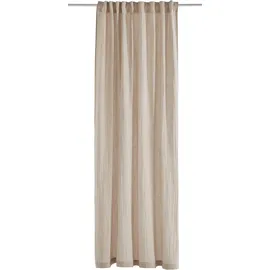 LeGer Home by Lena Gercke Gardine "Hevin, Musselin Vorhang, blickdichte Gardine" Gr. 1, braun (taupe), B:130cm H:145cm, Baumwolle, LEGER HOME BY LENA GERCKE, Gardinen, Gardine, natürliche, moderne Gardine in schönem Musselin Look