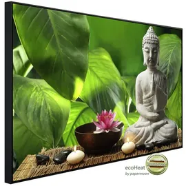 Papermoon Infrarotheizung Buddha in der Meditation 800 W bunt