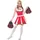 Smiffys Cheerleader Kostüm Damen Einheitsgröße