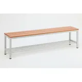 Szagato Umkleidebank BxHxT 30 x 42 x 150 cm Stahl/Holz | grau