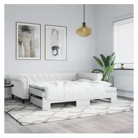 vidaXL Tagesbett 90 x 200 cm Weiß