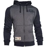 Lonsdale Slough Reißverschlusspullover - Navy - L