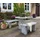 Dehner Gartenbank 100 x 40 x 45 cm Grau