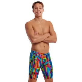 Funky Trunks Training Jammer Badeshorts chlorresistent und schnelltrocknend in bunt | The Glitch - AUS 30
