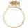 haze & glory Haze&Glory Ring gold & rosa / transparent 56