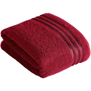 Badetuch 100 x 150 cm rubin