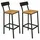 OEM Erlenholzhocker, 2er-set, 30x40x90 cm, Begryf