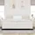 vidaXL Boxspringbett 200 x 200 cm Creme