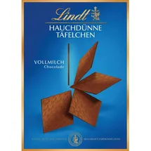 Lindt Hauchdünne Täfelchen Vollmilchschokolade 125 g
