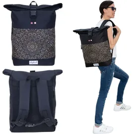 Elephant Gin Rucksack Damen Freizeitrucksack 13038 Schwarz