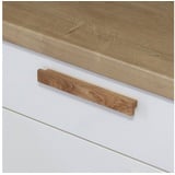 ekengriep Möbelgriff 223, Holz Möbelgriff aus Eiche für Küche, IKEA Schrank, Schubladen usw. beige Bohrlochabstand: 64mm