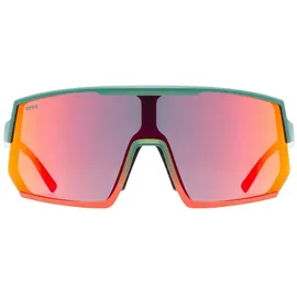 Uvex Sportstyle 235 100% UVA-, B, C Schutz Moss Grapefruit Matt/Red
