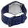 Q&Q Attractive Q&Q Uniuhr mit Silikonarmband in dunkelblau, 10 Bar wasserdicht
