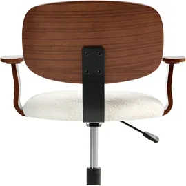 Beliani GUNNISON Bouclé Cremeweiß