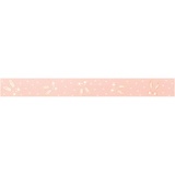 folia 26128 - Washi Tape, Klebeband aus Reispapier, Hotfoil rosegold Hase, 1 Rolle ca. 5 m x 15 mm - ideal zum Verzieren und Dekorieren