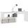 vidaXL Eckschreibtisch Weiß 200x50x76 cm