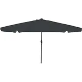 Helloshop26 - Moderner runder Gartenschirm 395 x 395 x 245 cm mit langlebiger LED-Beleuchtung anthrazitfarbenes Polyester 02_0058789
