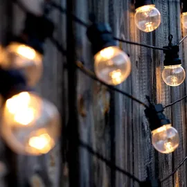 Lumisky Lichterkette Kunststoff 5,7 m 10 Lampen transparent