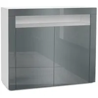 Vladon Kommode, Grau, 108x92x40 cm, Wohnzimmer, Kommoden & Sideboards,