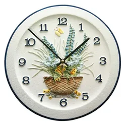 Wanduhr Motiv Blumenstrauß - Terrastudio Modell: 00.2404