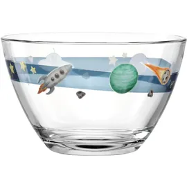 LEONARDO Schüssel Bambini Avventur, Kalk-Natron Glas, (Set, 6 Schüsseln, Kindermotiv, robust, Spülmaschinengeeignet bunt