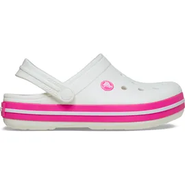 Crocs Toddler Crocband Clog White / Pink Crush 24/25
