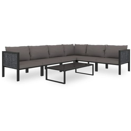 vidaXL Garten-Lounge-Set anthrazit 49401