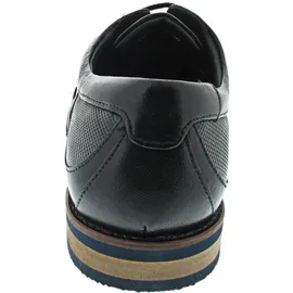 Mustang SHOES eleganter Schnürer Schwarz | Gr.: 44