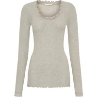 seamless basic Funktionstop SEAMLESS BASIC "Seamless Basic Top Cotton", Damen, Gr. L/XL, desert melange, Obermaterial: 100% Baumwolle, Tops
