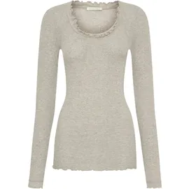 seamless basic Funktionstop SEAMLESS BASIC "Seamless Basic Top Cotton", Damen, Gr. L/XL, desert melange, Obermaterial: 100% Baumwolle, Tops