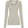 seamless basic Funktionstop SEAMLESS BASIC "Seamless Basic Top Cotton", Damen, Gr. L/XL, desert melange, Obermaterial: 100% Baumwolle, Tops