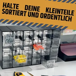 GarPet Sortimentskasten 24 Fach 1-tlg. schwarz