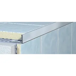 Leist Abschlussprofil "L" Havos Glanz, Aluminium, Länge 250 cm, Kantenhöhe 12,5 mm, ALL12250