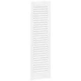vidaXL Schranktür Lamellen-Design Weiß 99x29,5 cm