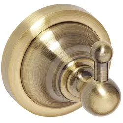 Brillantbad BETRO BRONZE Kleiderhaken Messing Bronze 65x65x65 mm für Bad & Küche >> zum Bohren