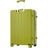 HAUSS SPLOE Hartschalen-Trolley Hartschalen-Reisekoffer ABS-Material Hartschalenkoffer TSA, 4 Rollen, 4 Rollen, Handgepäck Trolley Hartschalenkoffer Reise, Erweiterung grün