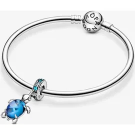 Pandora Meeresschildkröte Murano-Glas Silber 798939C01