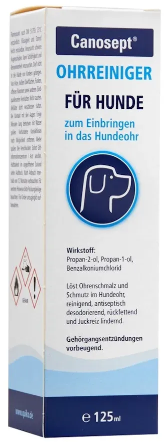 Canosept Ohrreiniger 125ml für Hunde