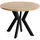 WFL GROUP Runder Esstisch 90 x 77 x 90 cm braun