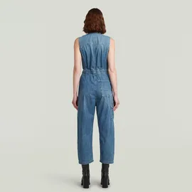 G-Star Relaxed Jumpsuit - Mittelblau - Damen - M