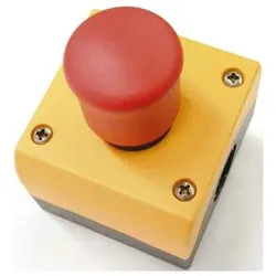Not-Aus-Taster, Aufbau, IP67, rot - rot