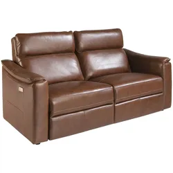 AC ANGEL CERDA Angel Cerdá  3Sitzer-Sofa aus braunem Leder mit Relax 6166C