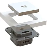 EHMANN USB-Ladesteckdose 6560x0000 Weiß