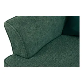 Konsimo Ohrensessel Stralis Webstoff 82 x 108 x 80 cm Blau mit Kissen