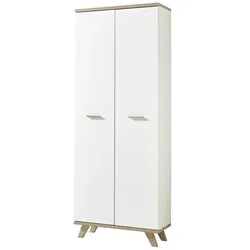 Aktenschrank  GW-Oslo , weiß , Maße (cm): B: 75 H: 193 T: 37